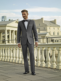 formal tuxedo custom grey tomjames suits measure mens clients