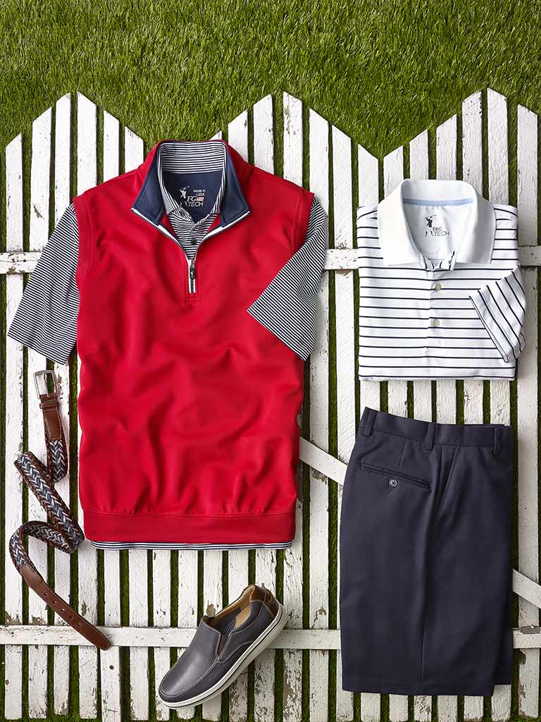 Knit Polos and Vest by Fairway & Greene