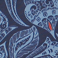 Exclusive Fancy Navy Paisley   Lining