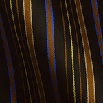 Lux Black Multi Stripe Plain   Lining