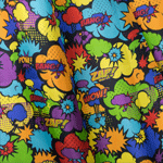 Comic Motif - POW Custom Suit Linings