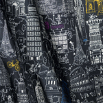 City Scape Custom Suit Linings