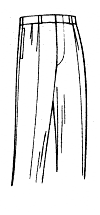 Double Reverse Pleats Custom Trouser Model