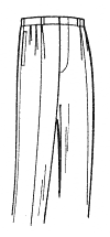 Triple Reverse Pleats Custom Trouser Model