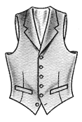 Notch Lapel Custom Vest Model