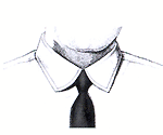The Curved Spread custom dress shirt collars