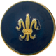 Fleur de Lys Custom Jacket Button