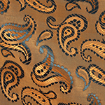 Retro Bronze Paisley           Lining