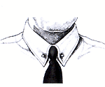 The Pointed Eyelet custom dress shirt collars