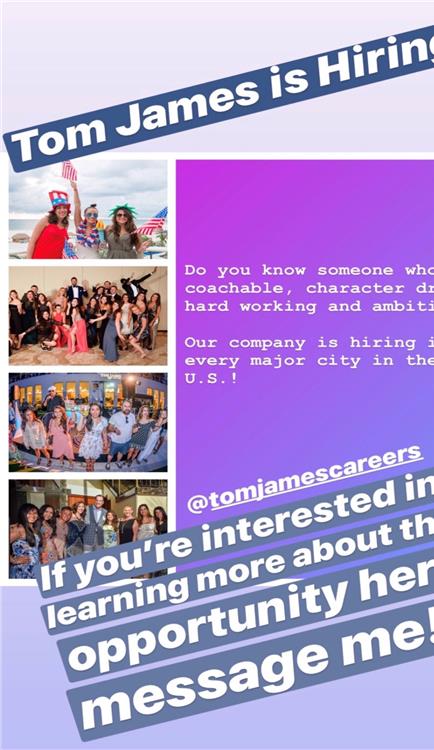 We're hiring! | Blog | Tom James Company