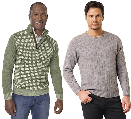  Custom 1/4 Zip Sweater for Men