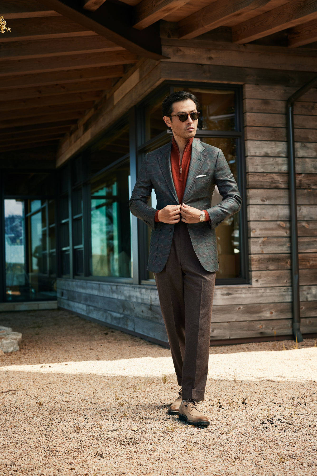 Plaid Green Sportcoat