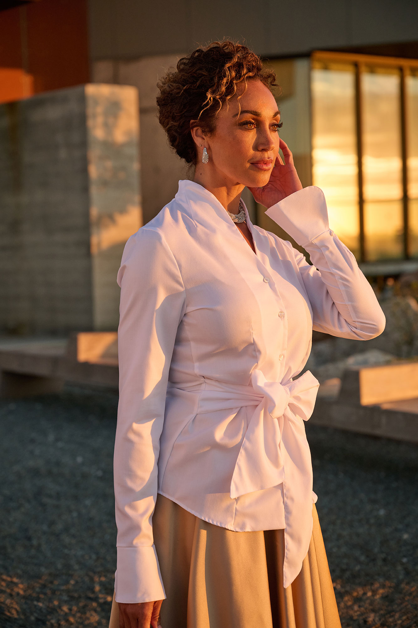 White Cocktail Shirt