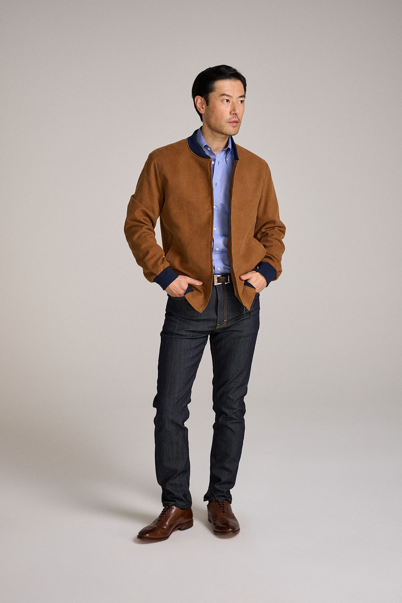 Vicuña Moleskin Bomber