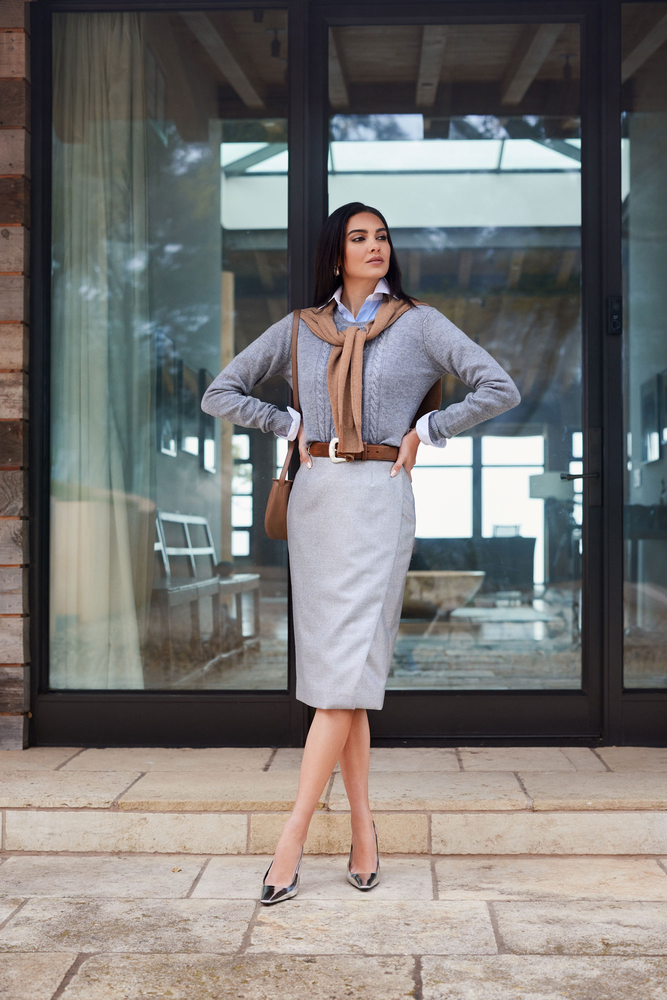 Silver Sparkle Skirt