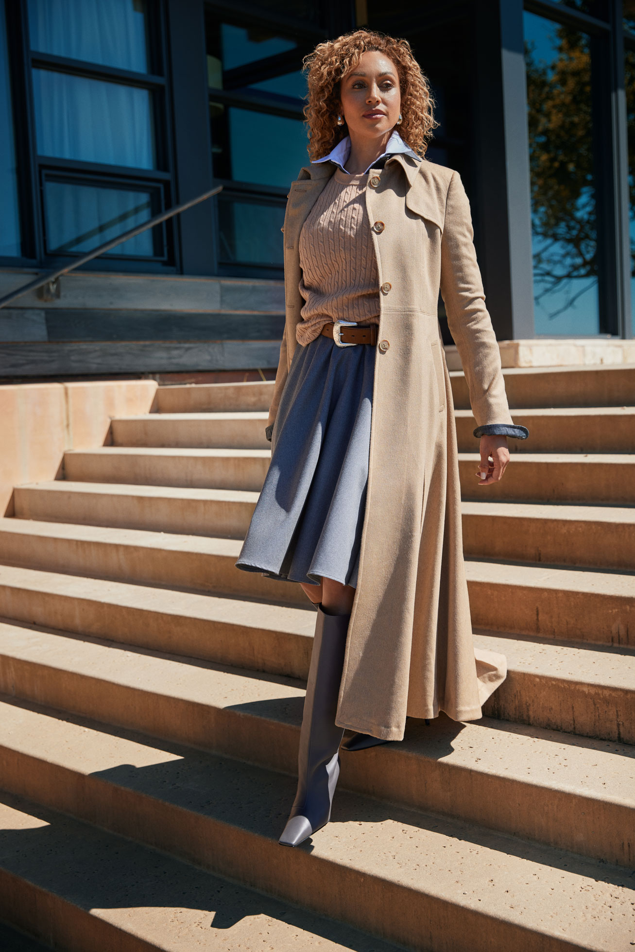 Tan Wool & Cashmere Topcoat