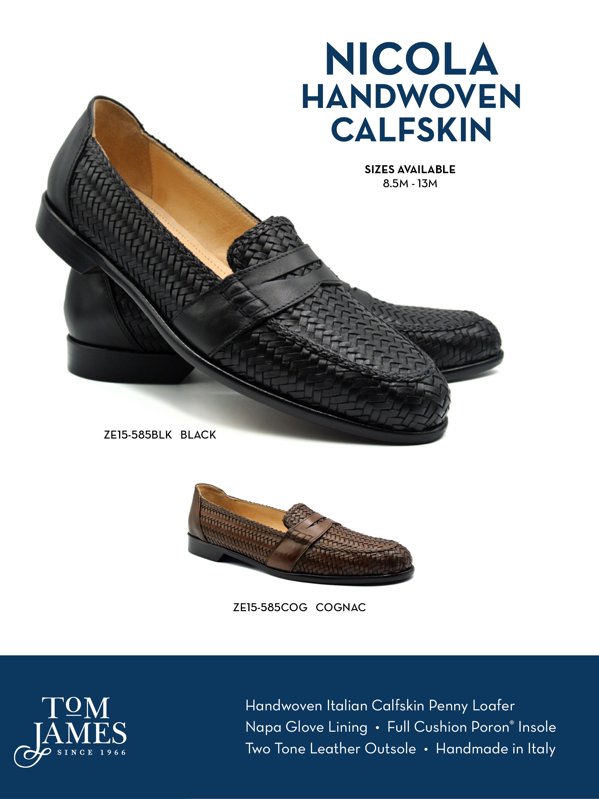 Nicola Italian Calfskin Basketweave