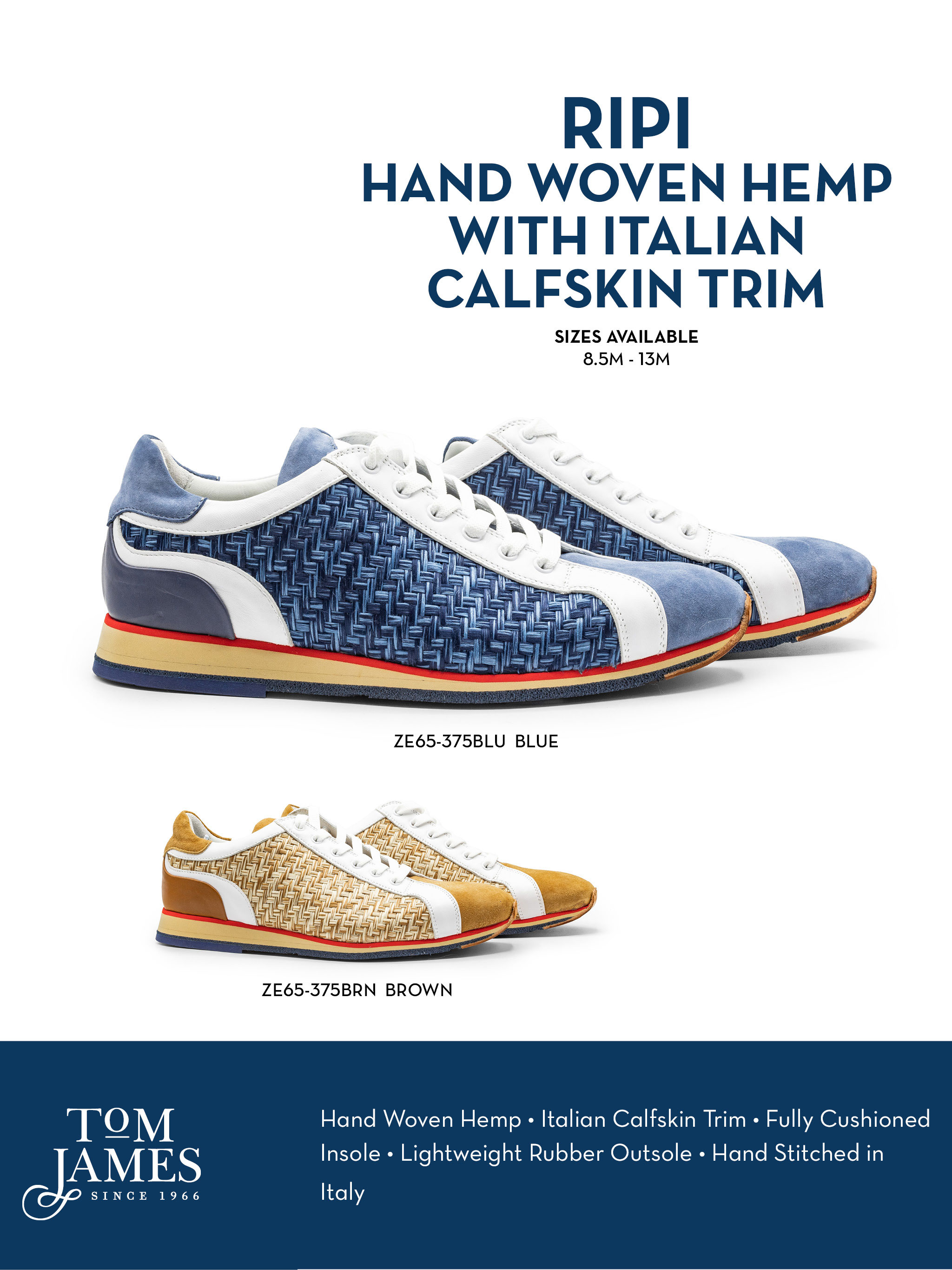 Ripi Calfskin Hand Weave Sneaker