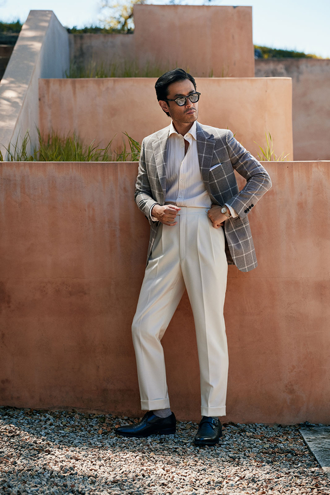 Silver Windowpane Sportcoat