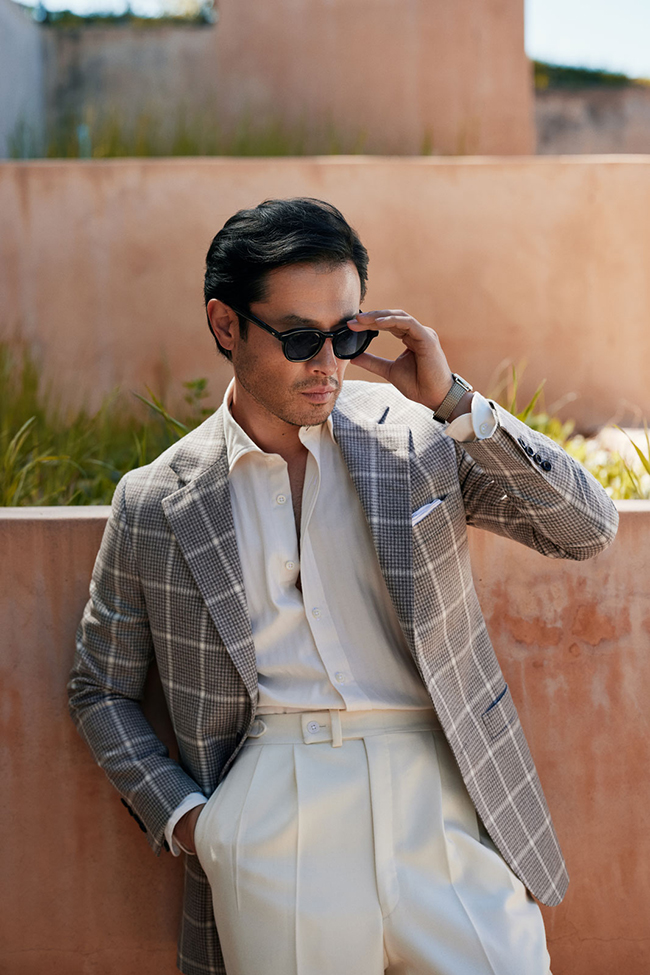 Silver Windowpane Sportcoat