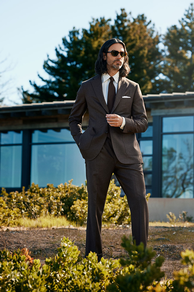 Brown Flannel Suit
