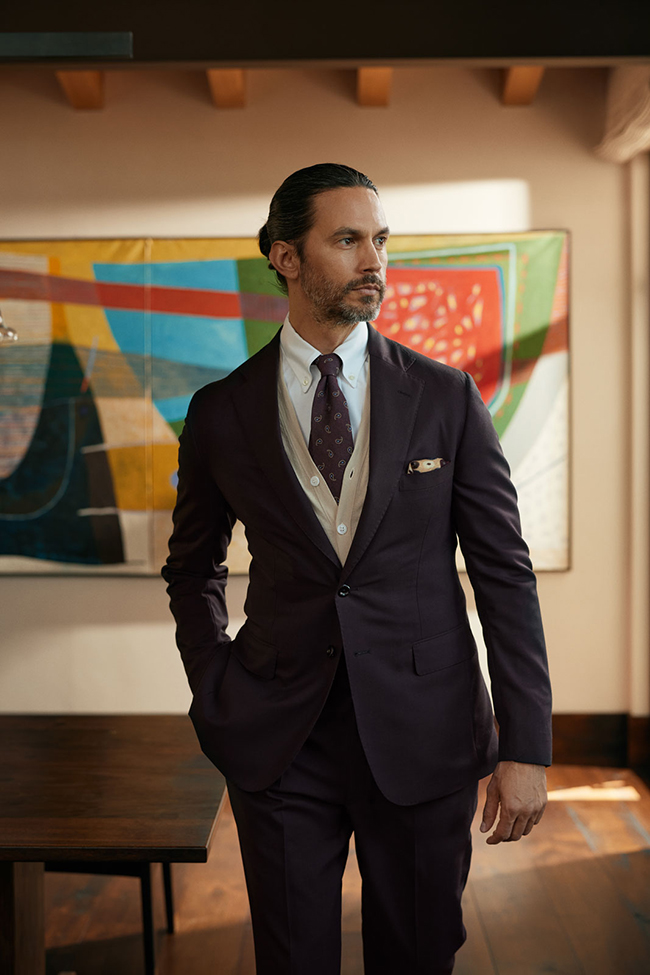 Burgundy Suit