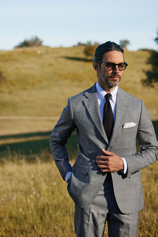 Glen Plaid Flannel Suit