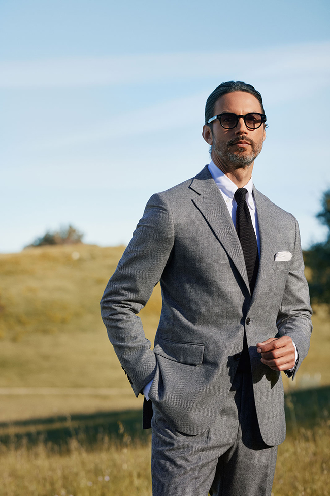 Glen Plaid Flannel Suit
