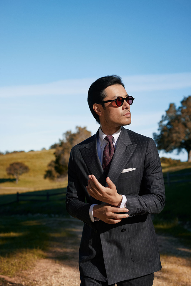 Charcoal Pinstripe Suit