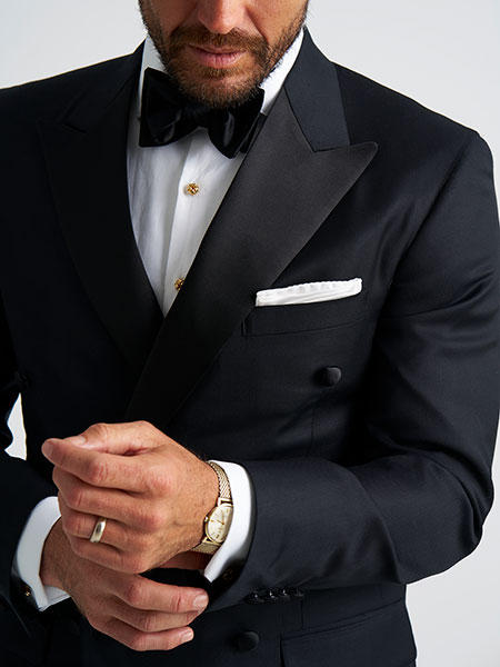 Black Double-Breasted Tuxedo