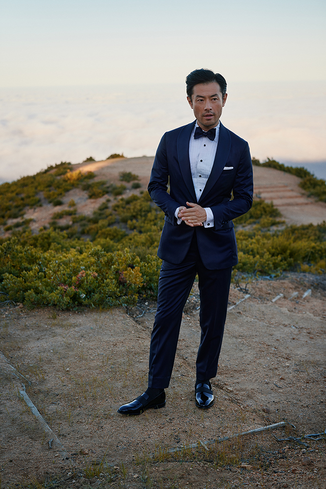 Navy Blue Tuxedo