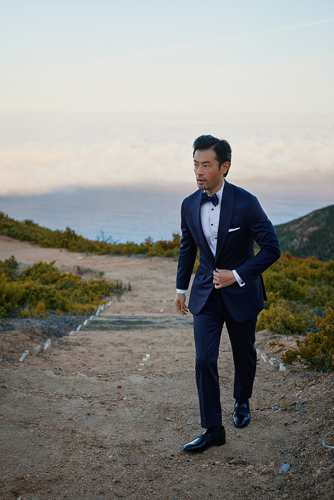 Navy Blue Tuxedo