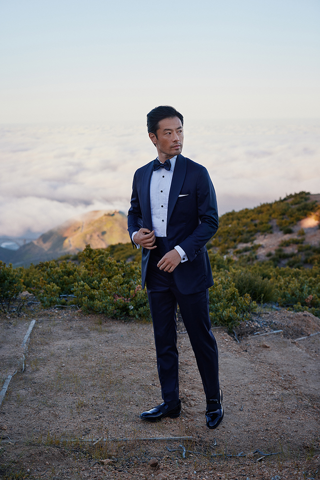 Navy Blue Tuxedo