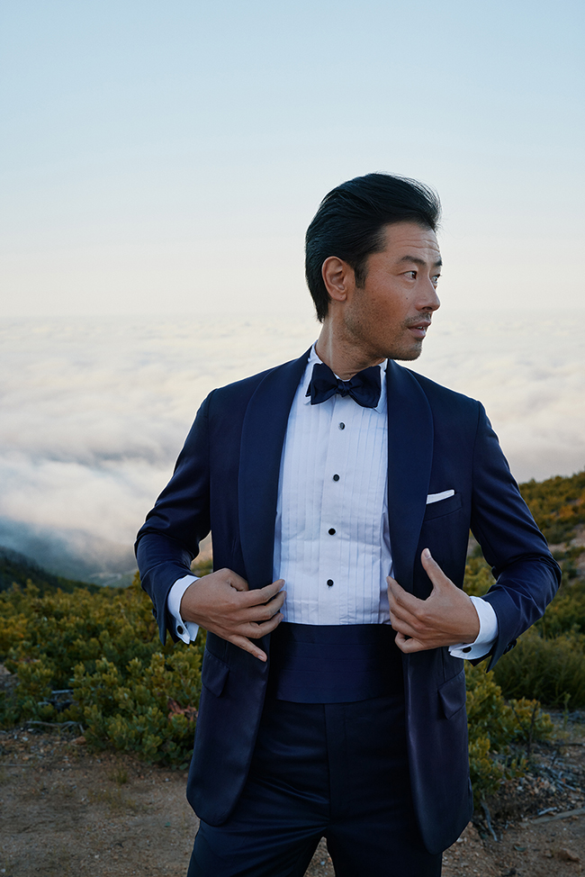 Navy Blue Tuxedo