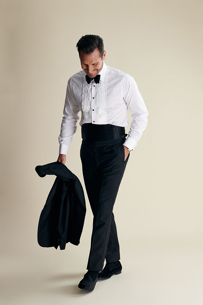 Pleated Tux Shirt