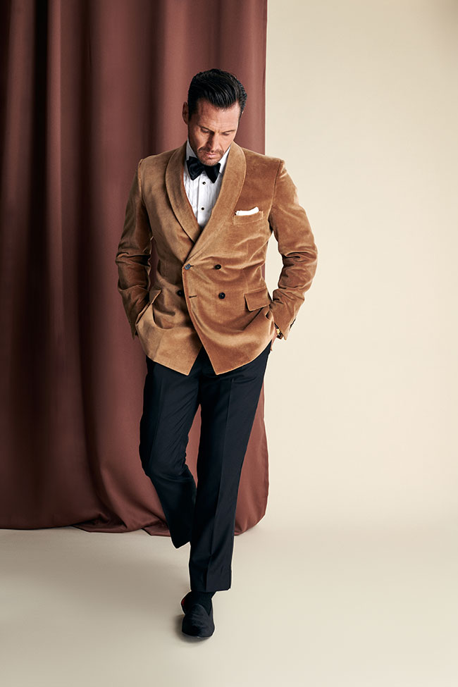 Champagne Velvet Dinner Jacket