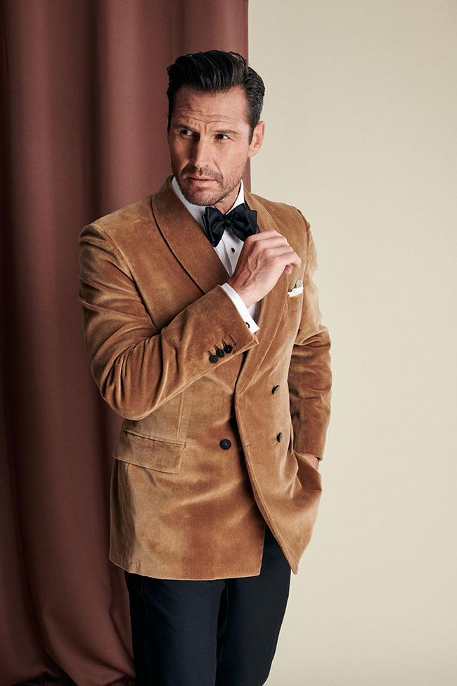 Champagne Velvet Dinner Jacket