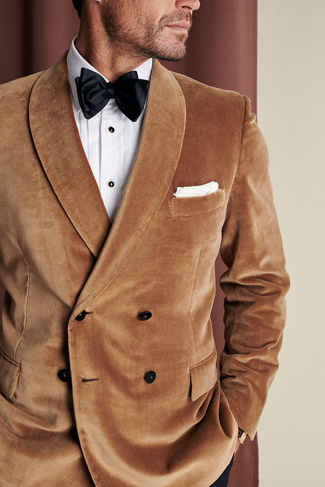 Champagne Velvet Dinner Jacket