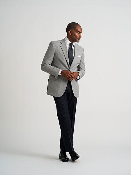 Light Gray Mesh Sportcoat