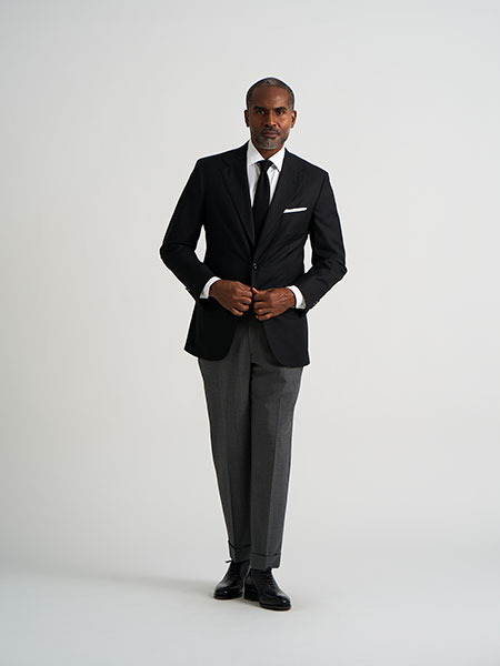 Solid Black Sportcoat