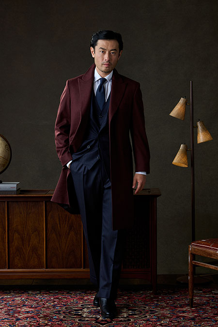 Burgundy Leggenda Top Coat