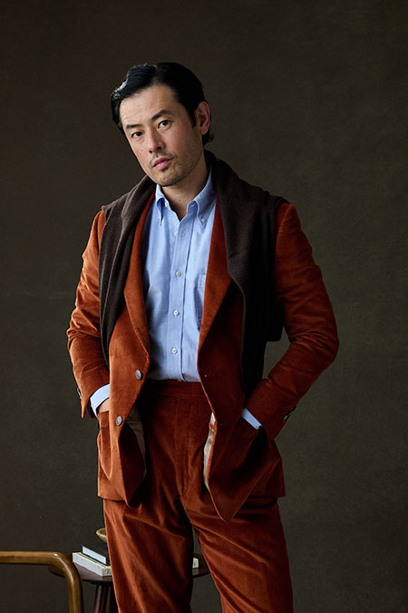 Terracotta Corduroy Suit