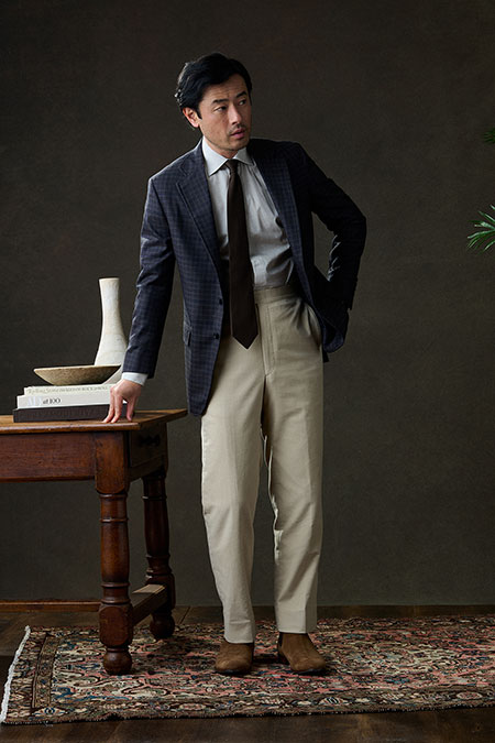 Brown & Blue Plaid Sportcoat