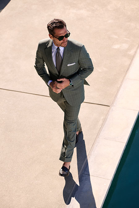 Sage Glen Check Suit
