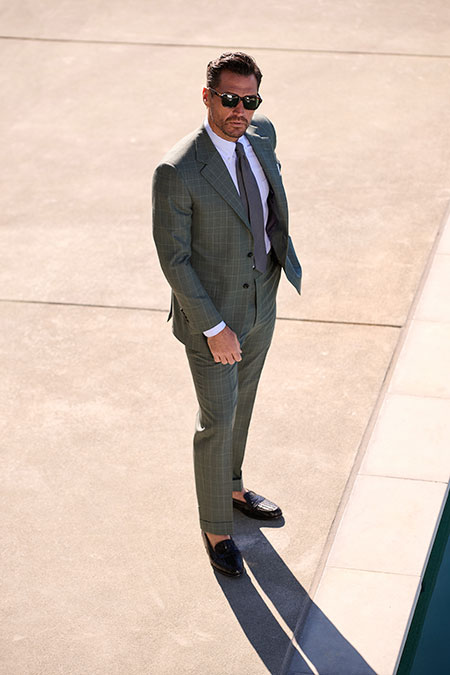 Sage Glen Check Suit