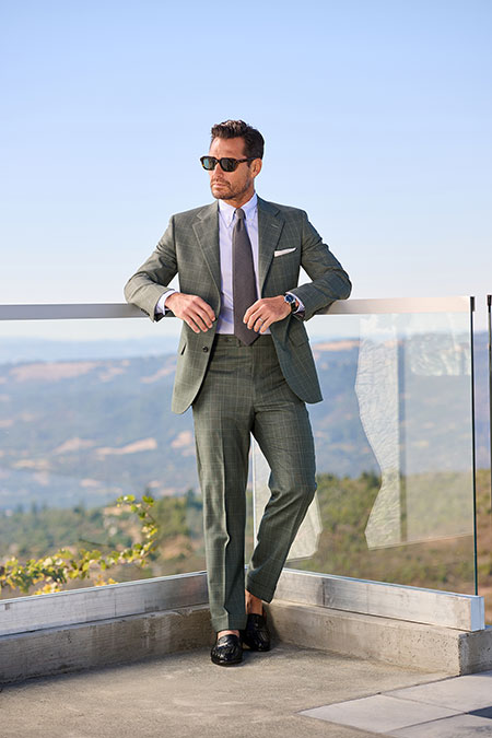 Sage Glen Check Suit