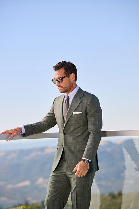 Sage Glen Check Suit