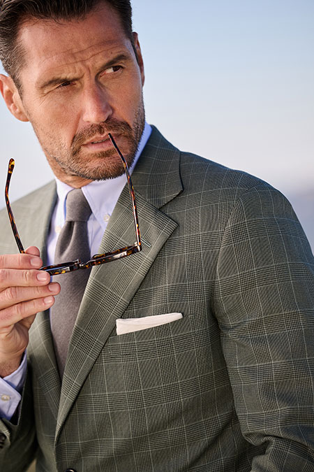 Sage Glen Check Suit