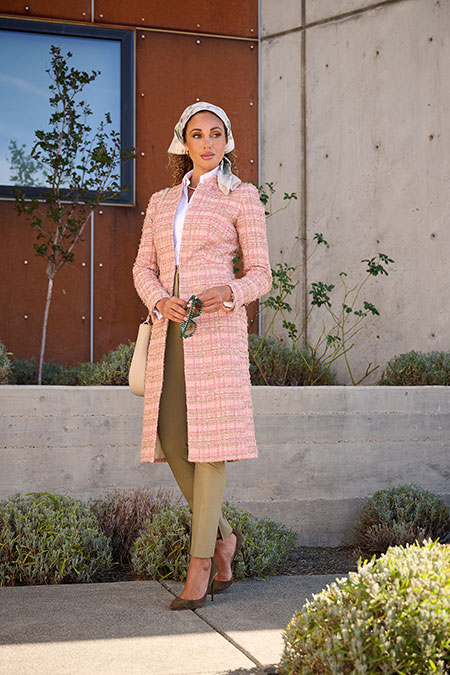Apricot Tweed Jacket