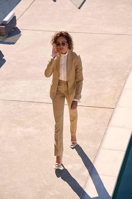 Tan Suit